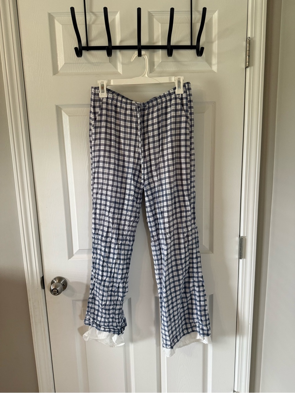 Hollister Blue and White Pajama Pants